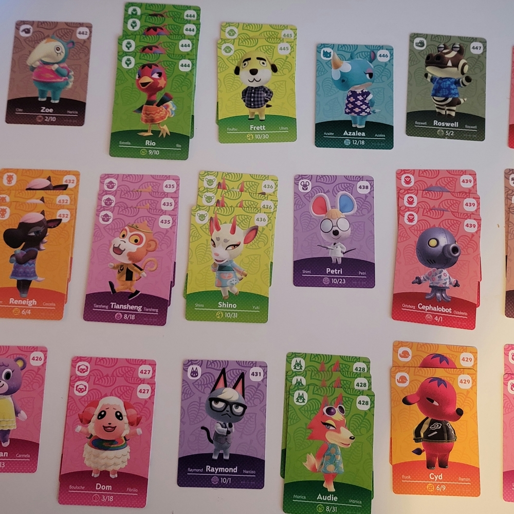 amiibo cards animal crossing, you pick 3* please read description*